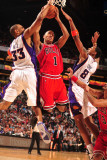Chicago Bulls v Phoenix Suns: Grant Hill, Channing Frye and Derrick Rose