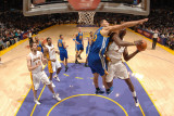 Buy Golden State Warriors v Los Angeles Lakers: Lamar Odom and Andris Biedrins at AllPosters.com