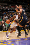 Buy Utah Jazz v Los Angeles Clippers: Lamar Odom and Josh McRoberts at AllPosters.com