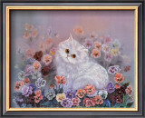 Kittens and Flowers IV