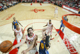 Golden State Warriors v Houston Rockets: Luis Scola and Vladimir Radmanovic