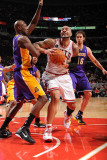 Los Angeles Lakers v Chicago Bulls: Carlos Boozer, Lamar Odom and Pau Gasol