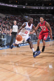 Buy New Jersey Nets v Philadelphia 76ers: Jrue Holiday and Devin Harris at AllPosters.com
