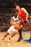 Toronto Raptors v Detroit Pistons: Ben Gordon and Andrea Bargnani