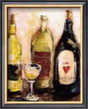 Glass of White Lamina Framed Art Print