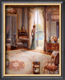 Victorian Lady, Green Dress