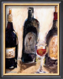 Glass of Red Lamina Framed Art Print