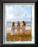 Buy Three Girls on Beach at AllPosters.com