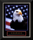 Buy Courage: Eagle and Flag at AllPosters.com