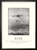 Risk Lamina Framed Art Print