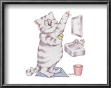 Bathroom Cats I