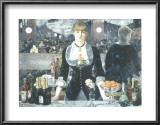 A Bar at the Folies-Bergere Lamina Framed Art Print