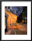 Buy The Caf&eacute; Terrace on the Place du Forum, Arles, at Night, c.1888 at AllPosters.com