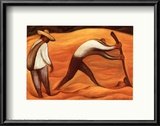 Peasants Lamina Framed Art Print