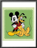 Classic Mickey Mouse and Pluto