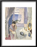 Woman Reading at a Dressing Table, Late 1919