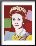 Reigning Queens: Queen Elizabeth II of the United Kingdom, c.1985 (Dark Outline)