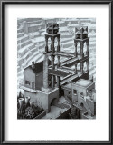 Waterfall Lamina Framed Art Print