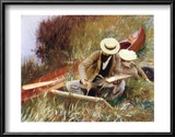 Out of Doors Study Lamina Framed Art Print