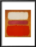 White Cloud over Purple, 1957 Lamina Framed Art Print