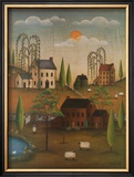 Village with Sheep