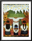 Flower Festival: Feast of Santa Anita, 1931 Lamina Framed Art Print