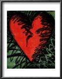 Rancho Woodcut Heart
