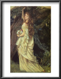 Ophelia and He Will Not Come Again, 1863-64 Lamina Framed Art Print