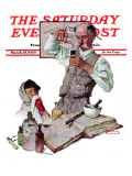 Buy "Pharmacist" Saturday Evening Post Cover, March 18,1939 at AllPosters.com