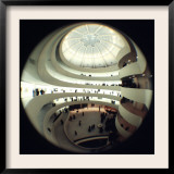 Interior Views of the Frank Lloyd Wright Designed, Solomon R. Guggenheim Museum