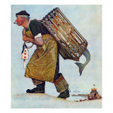 Buy "Mermaid" or "Lobsterman", August 20,1955 at AllPosters.com