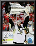 Bill Guerin Game 7 - 2008-09 NHL Stanley Cup Finals With Trophy