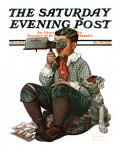 Buy "Stereopticon" or "Sphinx" Saturday Evening Post Cover, January 14,1922 at AllPosters.com