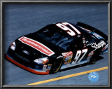 Kurt Busch Car In Action - Side View