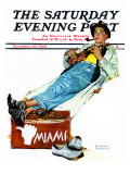 Buy "Hitchhiker to Miami" Saturday Evening Post Cover, November 30,1940 at AllPosters.com