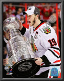 Jonathan Toews with the 2009-10 Stanley Cup