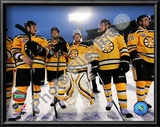 The Boston Bruins Post-Game Lineup 2010 NHL Winter Classic