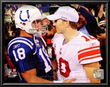 Peyton Manning & Eli Manning 2010 Action