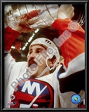 Bryan Trottier - Holding Stanley Cup
