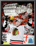 Marian Hossa with the 2009-10 Stanley Cup