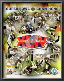 New Orleans Saints Super Bowl XLIV Champions PF Gold