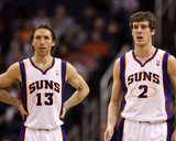Buy Portland Trail Blazers v Phoenix Suns: Steve Nash and Goran Dragic at AllPosters.com