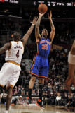 New York Knicks v Cleveland Cavaliers: Wilson Chandler and Antawn Jamison