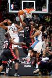 Miami Heat v Washington Wizards: Dwyane Wade, Hilton Armstrong and Nick Young