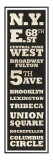 New York Vintage sign