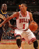 Indiana Pacers v Chicago Bulls: Derrick Rose and Darren Collison