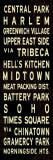 Central Park Weathered sign