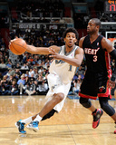 Miami Heat v Washington Wizards: Nick Young and Dwyane Wade