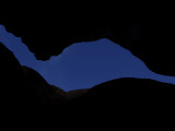 Buy The Sky Viewed Between Silhouetted Cliffs at Dusk at AllPosters.com