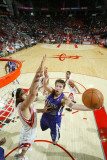 Sacramento Kings v Houston Rockets: Beno Udrih and Luis Scola